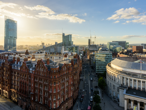 Manchester madártávlatból